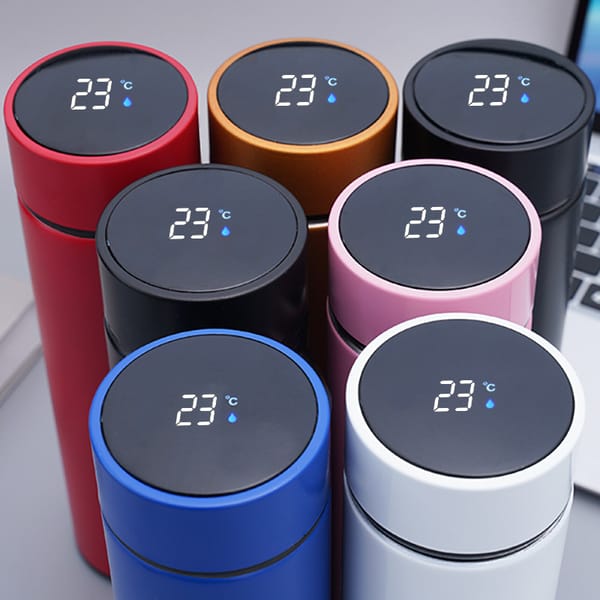 Temperature Display Thermos Water Bottle (Hot & Cold) | 500 ML | Random Colors