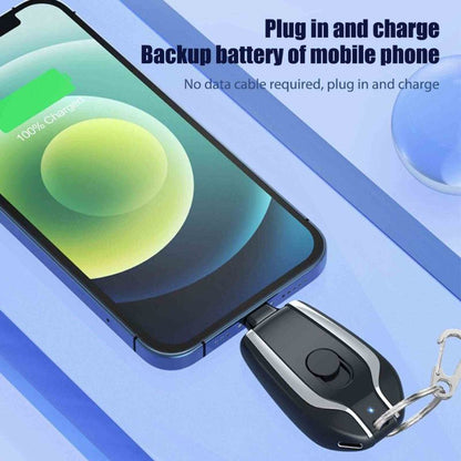 Mini Keychain Power Bank | Ultra-Compact 1500mAh Emergency Charger for Phones & Gadgets